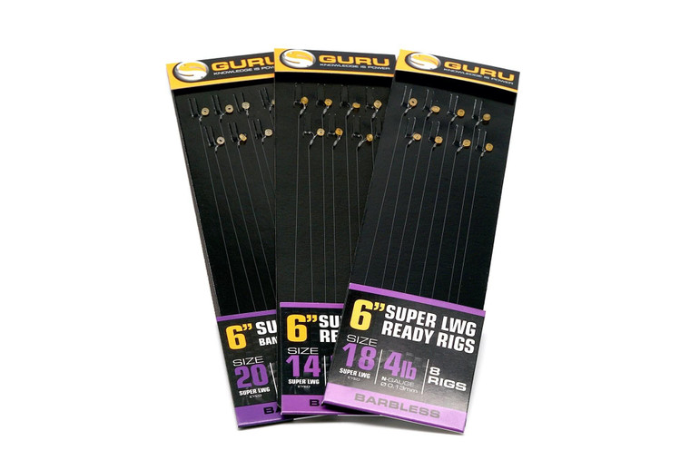  Guru Super LWG Bait Band Pole Rigs 