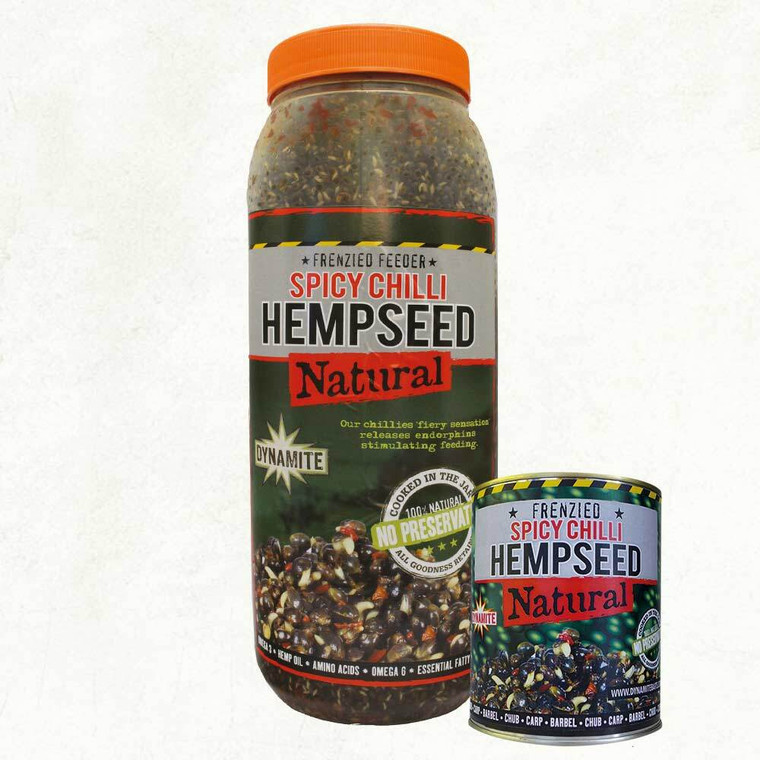Dynamite Frenzied Chilli Hempseed  350g Tin DY204 Hooked Tackle