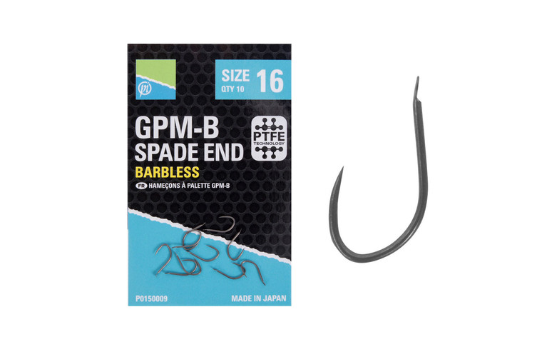 Preston GPM-B Spade End Hooks  Hooked Tackle