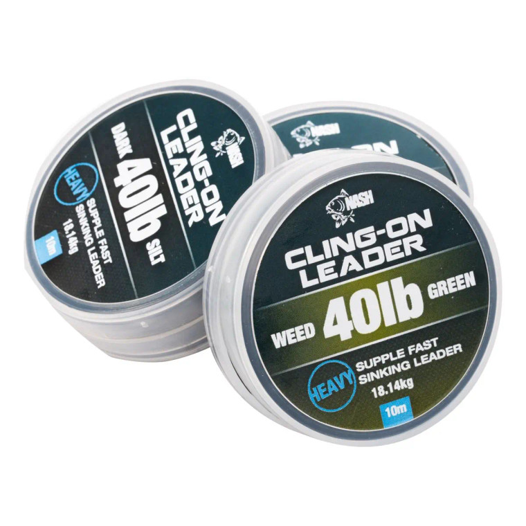 Nash Cling-On Leader - 40lb  Hooked Tackle