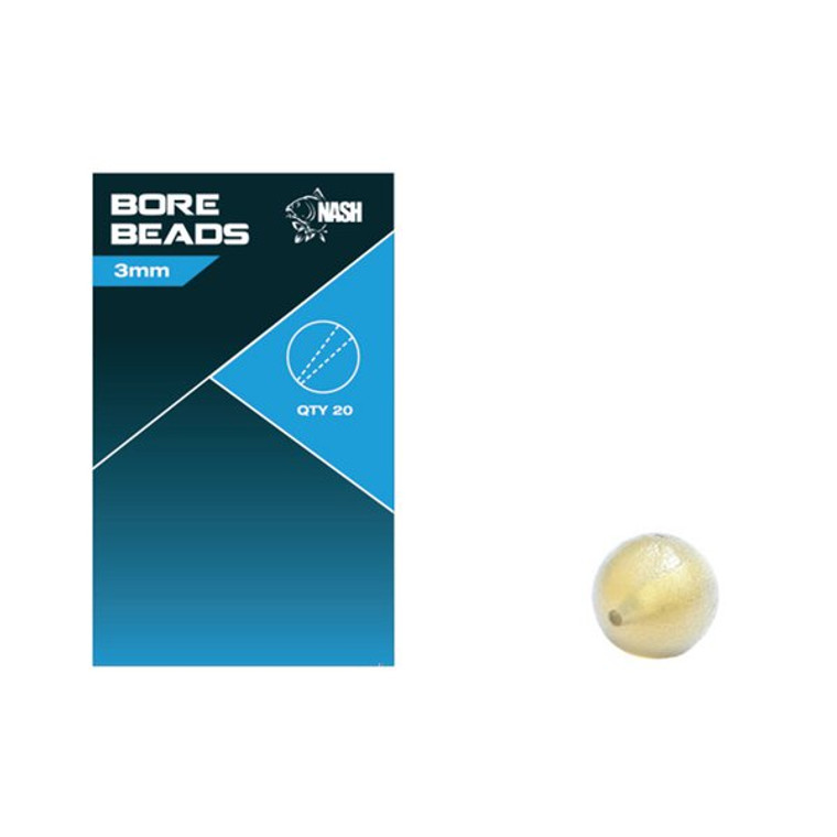 Nash 3mm Bore Beads - Hooked Tackle