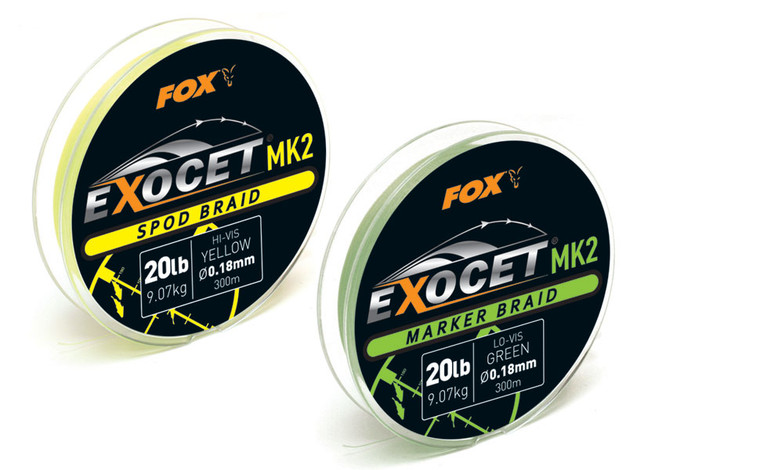 Fox Exocet Spod & Marker Braid  Hooked Tackle