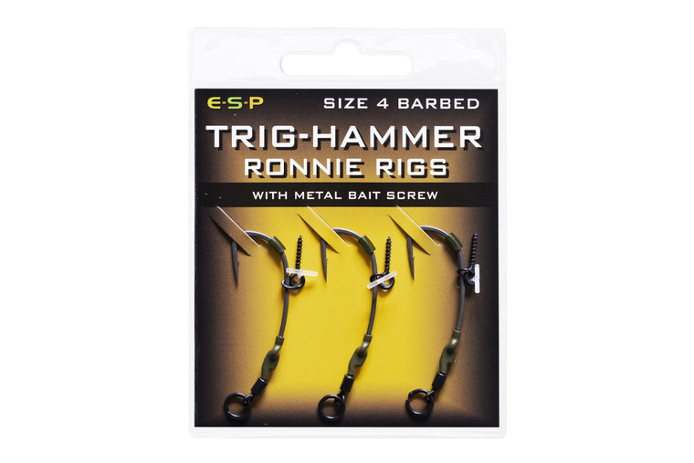 ESP Trig-Hammer Ronnie Rigs (Barbed)  Hooked Tackle