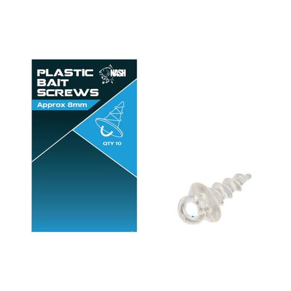 Nash Tackle Nash Plastic 8mm Bait Screws 