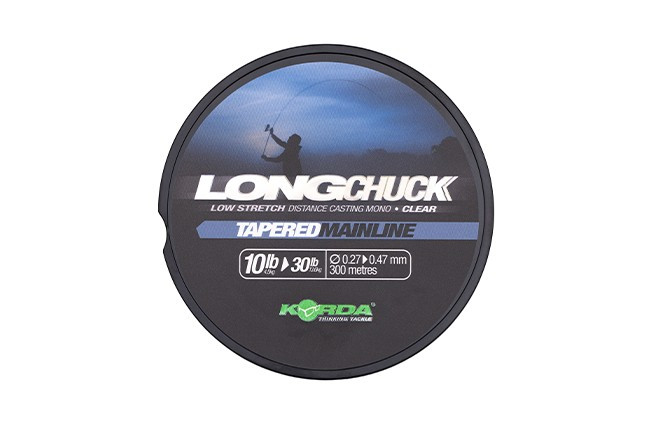 Korda Long Chuck Clear Tapered Mainline  Hooked Tackle