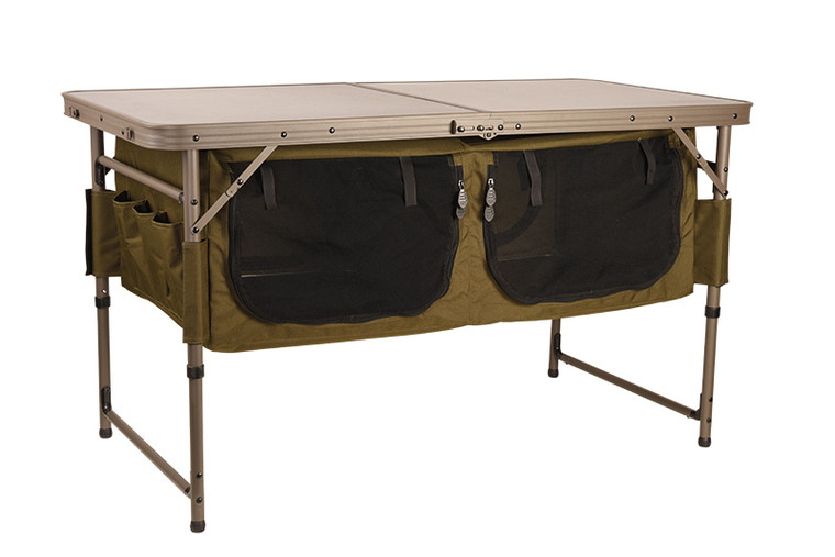Fox Session Table With Storage - Hooked Tackle
