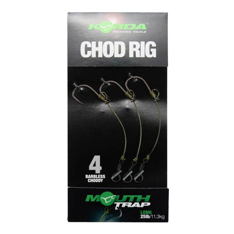  Korda Pre Tied Chod Rigs - Long 