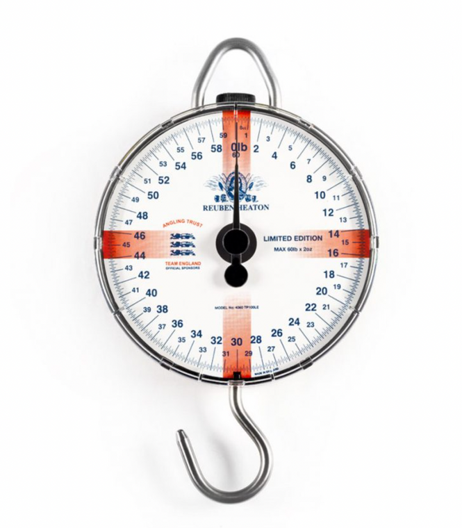 Reuben Heaton Standard Angling Scale - England Edition 4060/100LE Hooked Tackle