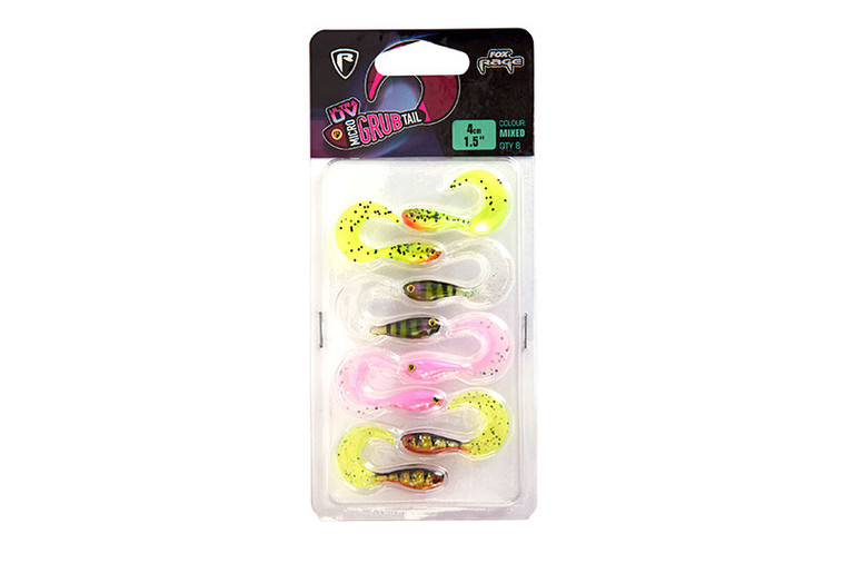 Fox Rage UV Micro Grub NMC010 Hooked Tackle