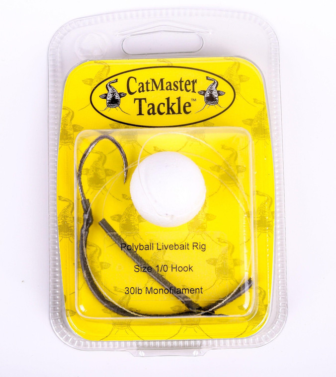  CatMaster Polyball Livebait Rig - Size 2/0 
