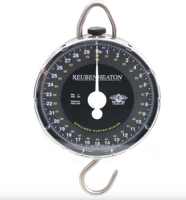 Reuben Heaton Specimen Hunter Scale - 60lb by 1oz 4060/100S Hooked Tackle