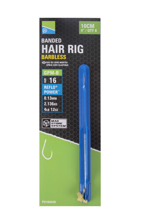 Preston Innovations Preston GPM-B Banded Hair Rig Hooklengths 