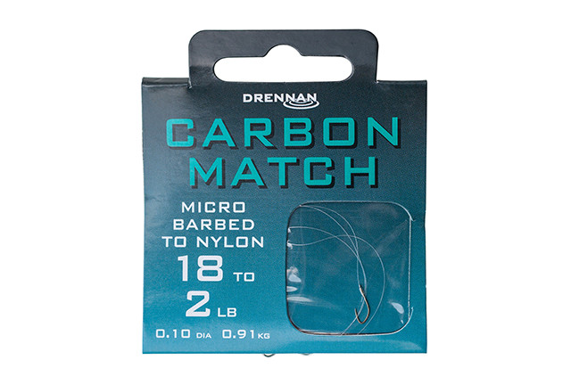 Drennan Hooks to Nylon- Carbon Match  Hooked Tackle