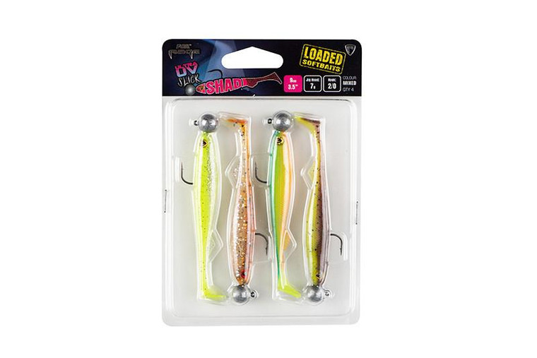  Fox Rage Ultra UV Slik Shad Loaded - Mixed 7cm 