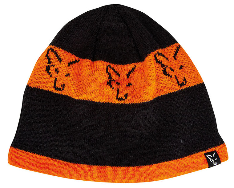 Fox Black & Orange Beanie CPR993 Hooked Tackle