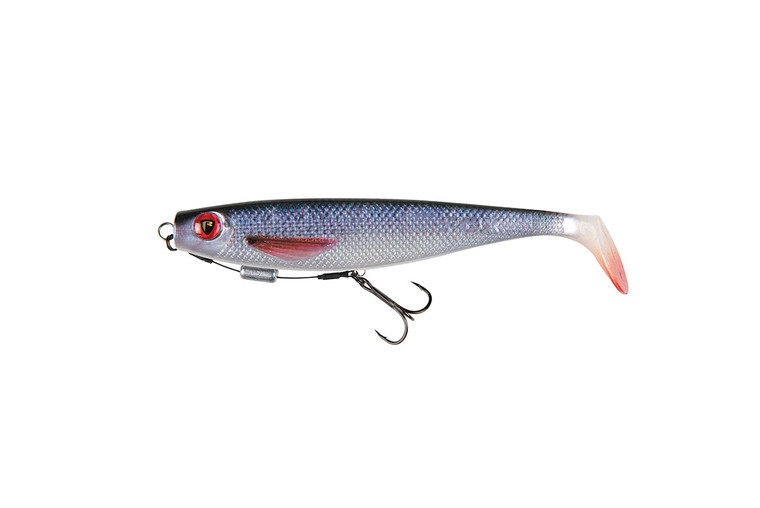 Fox Rage Loaded Pro Shad - 14cm (Roach) NRR052 Hooked Tackle