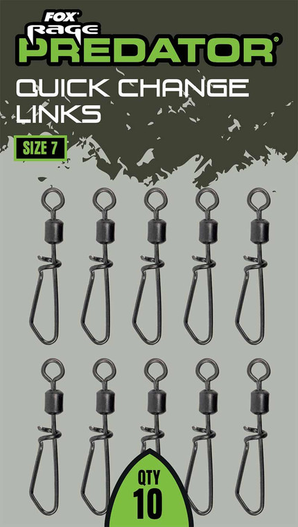 Fox Rage Predator Quick Change Links - Hooked Tackle