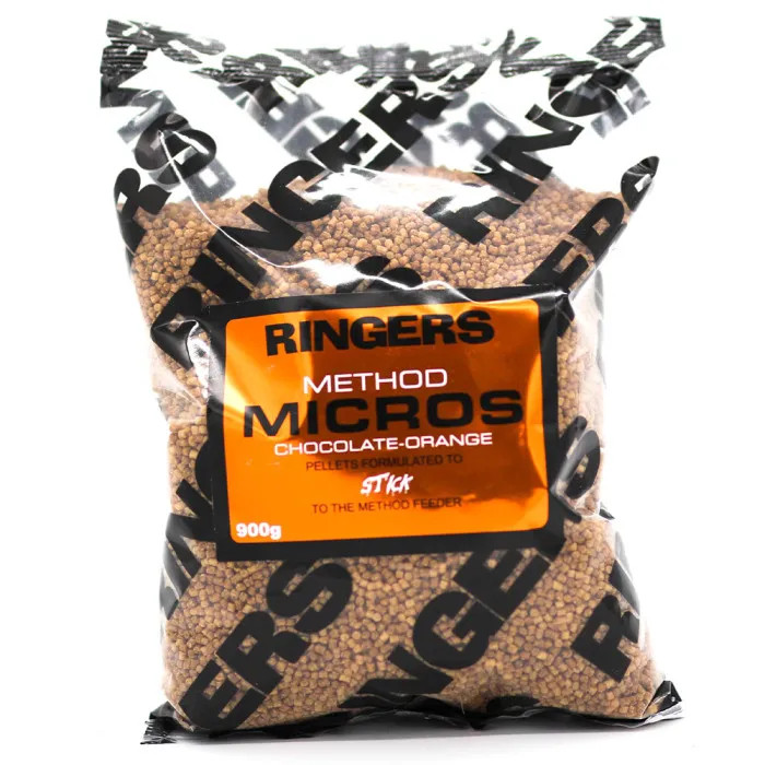 Ringers Chocolate Orange Method Micro Pellets RNG108  Hooked Tackle
