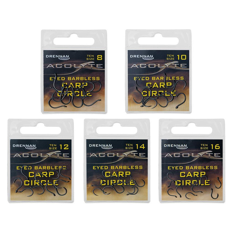 Drennan International Drennan Acolyte Carp Circle Hooks - Barbless 