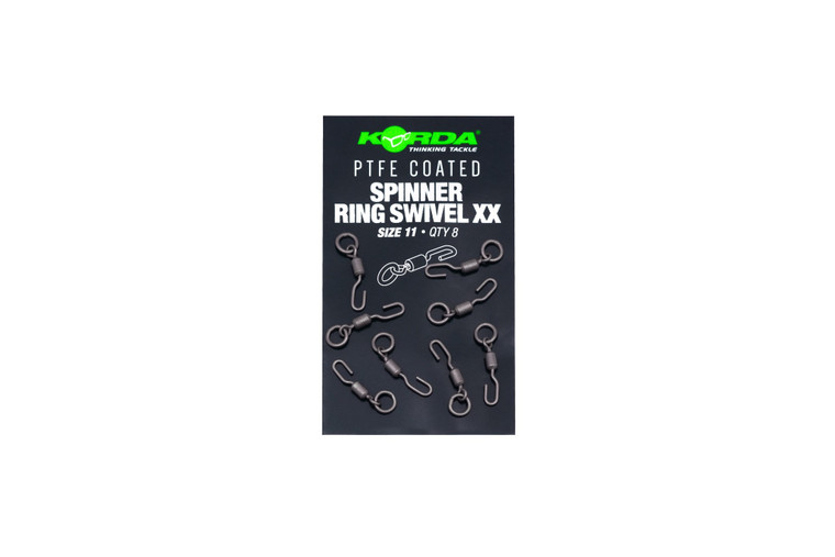 Korda PTFE Spinner Ring Swivel XX - Size 11 KMW013 Hooked Tackle