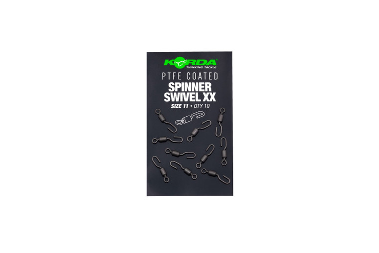 Korda PTFE Spinner Swivel XX - Size 11 KMW014 Hooked Tackle