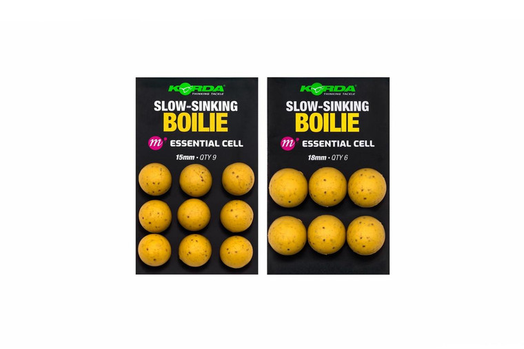  Korda Slow Sinking Boilie - Essential Cell 