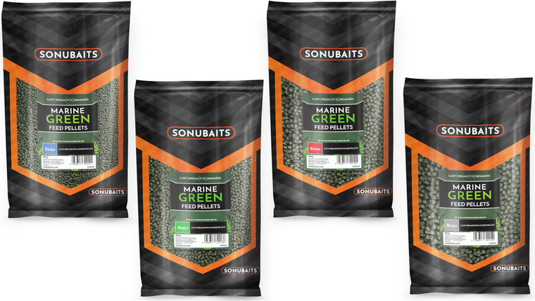 Sonubaits Marine Green Feed Pellets  Hooked Tackle