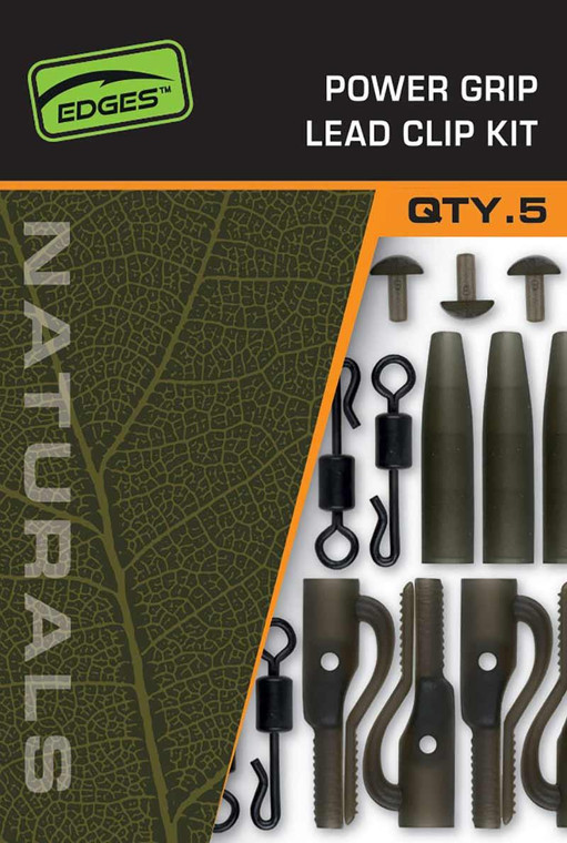 Fox International Fox Edges Naturals Power Grip Lead clip kit 