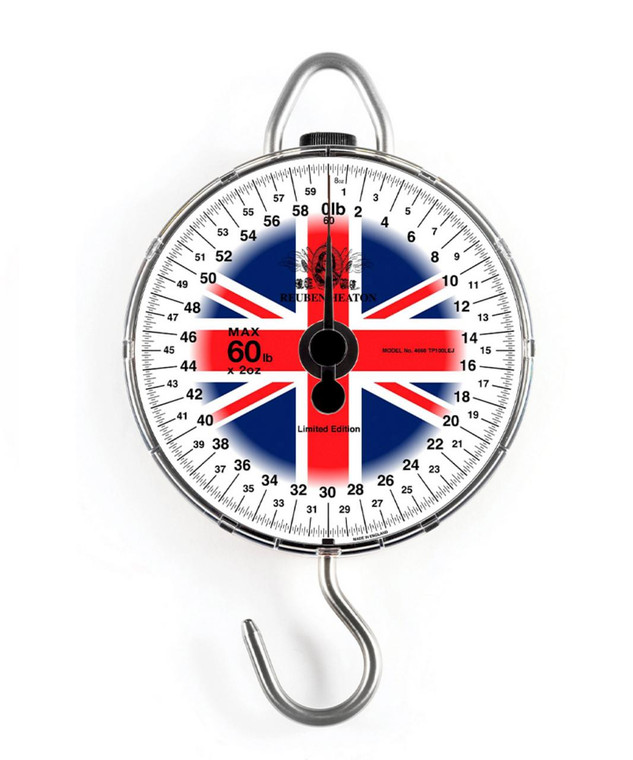  Reuben Heaton Standard Angling Scale – Union Jack - 60lb x 2oz 