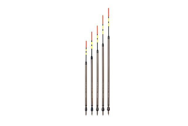 Drennan International Drennan Visi Wag 2, fishing float set with six different sizes of floats with colored tips for fishing.