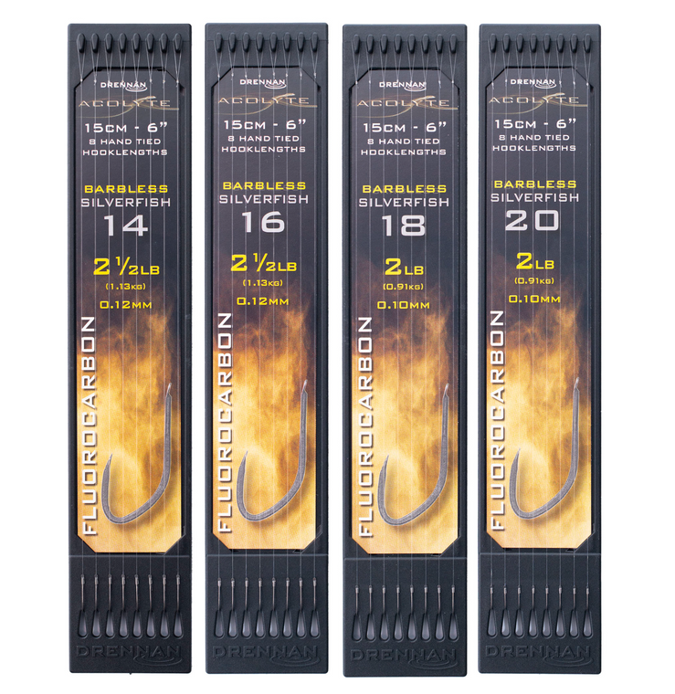 Drennan Acolyte Silverfish Hook Plates - 6"  Hooked Tackle