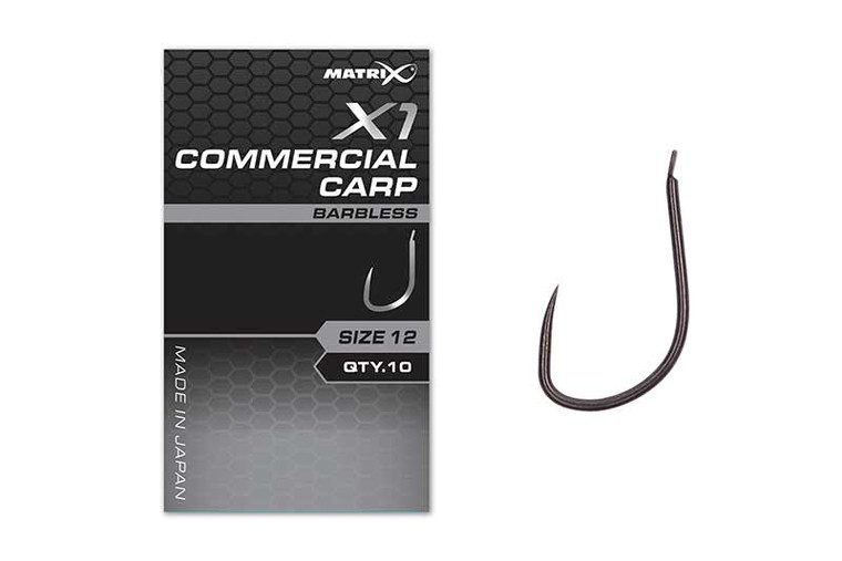 Matrix  X1 Commercial Carp Hooks  Hooked Tackle