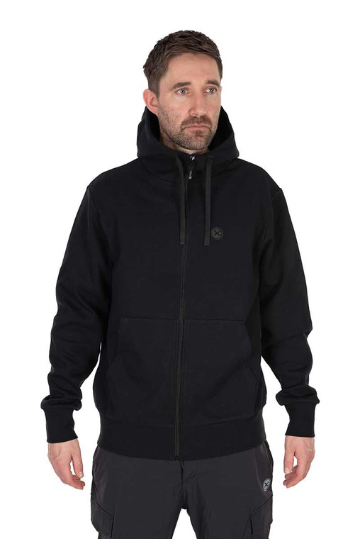Fox Matrix Black Stealth Zip Hoody - Hooked Tackle