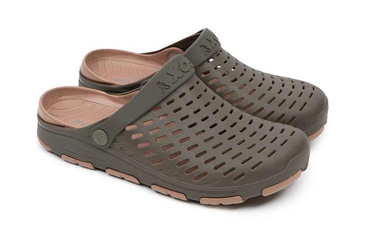 Fox Khaki clogs - Hooked Tackle