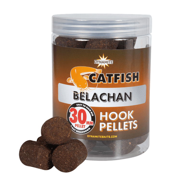 Dynamite Baits Belachan Catfish Pellets - 30mm DY807 Hooked Tackle