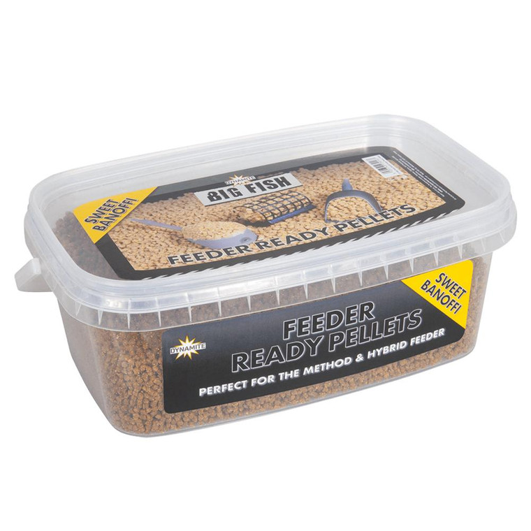 Dynamite Baits Dynamite Big Fish Ready Feeder Pellets - Sweet Banoffi 