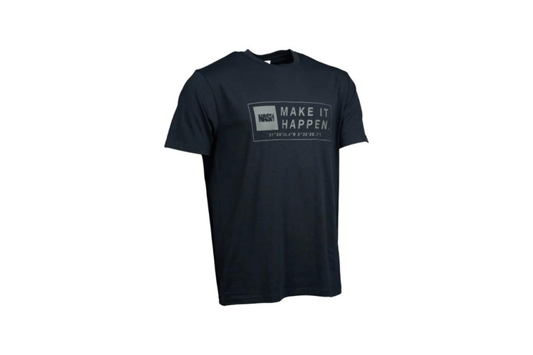 Nash Tackle Nash Make It Happen Coordinates T-Shirt Black 