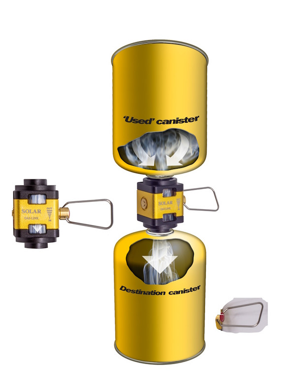 Solar Gas Link Valve CK01 Hooked Tackle