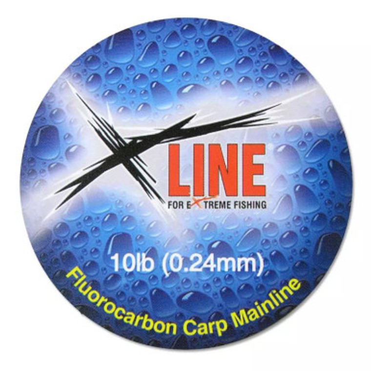 X-Line Fluorocarbon Mainline- 600mtr Spools - Hooked Tackle