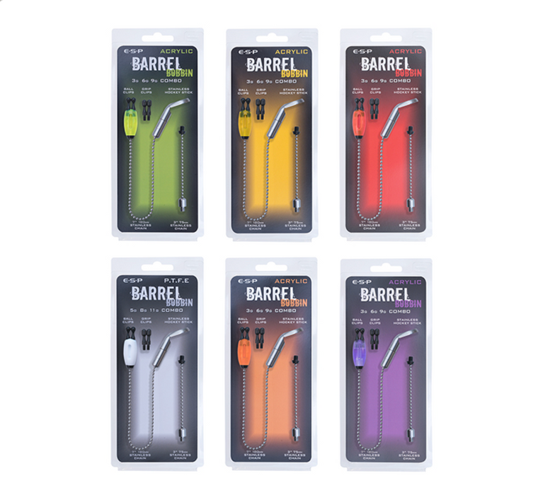 ESP Barrel Bobbins *2 or 3 Rod Sets* - Hooked Tackle