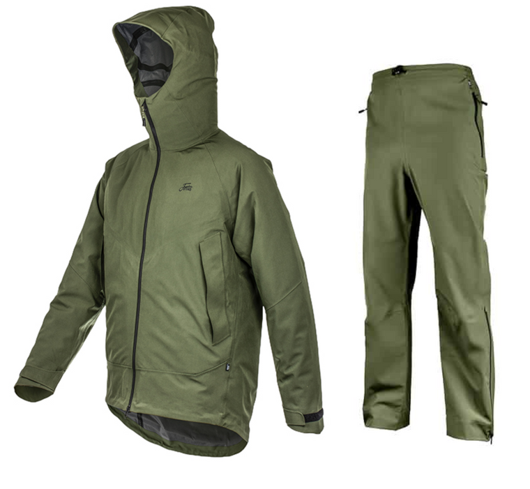 Fortis Marine Green Waterproof Clothing - Green  Hooked Tackle