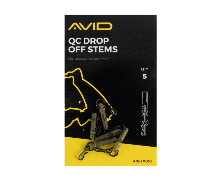 Avid Carp QC Drop Off Lead Stems A0640010 Hooked Tackle