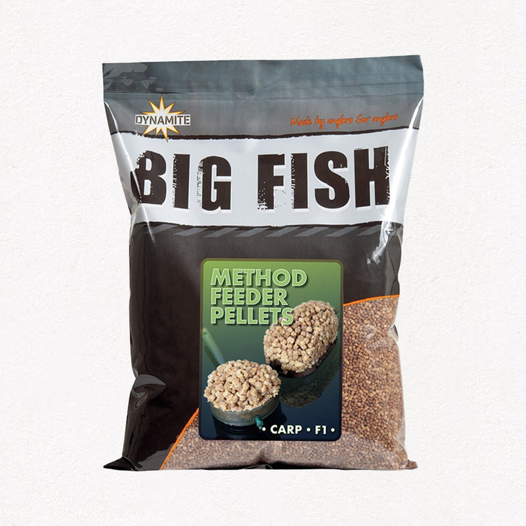Dynamite Big Fish Method Ready Pellets DY1075 Hooked Tackle