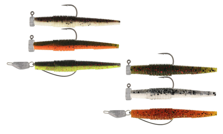 Westin Ned Worm Slim R 'N' R  Hooked Tackle