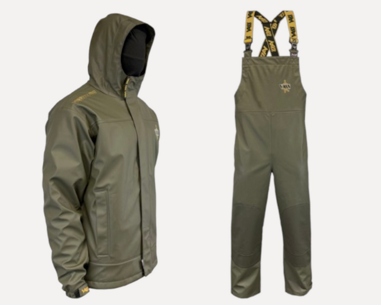 Vass 220 Khaki Waterproof Clothing Range  Hooked Tackle