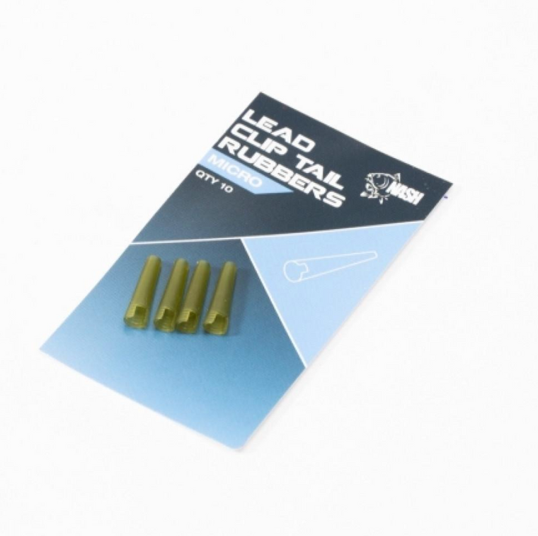 Nash Lead Clip Micro Tail Rubbers T8426 Hooked Tackle