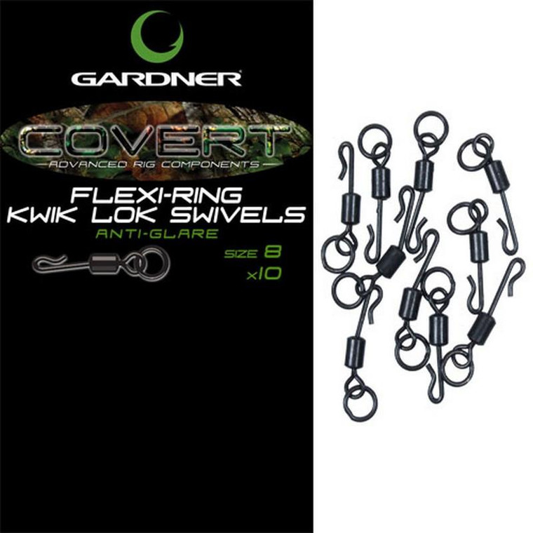  Gardner Flexi-Ring Kwik Lok Swivels - Size 8 