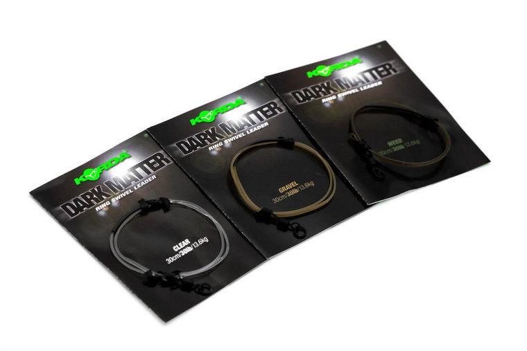  Korda Dark Matter Ring Swivel Leaders 30cm 