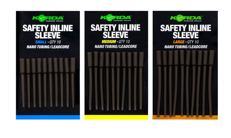 Korda Safety Inline Sleeves - Nano Tubing/Leadcore - Hooked Tackle