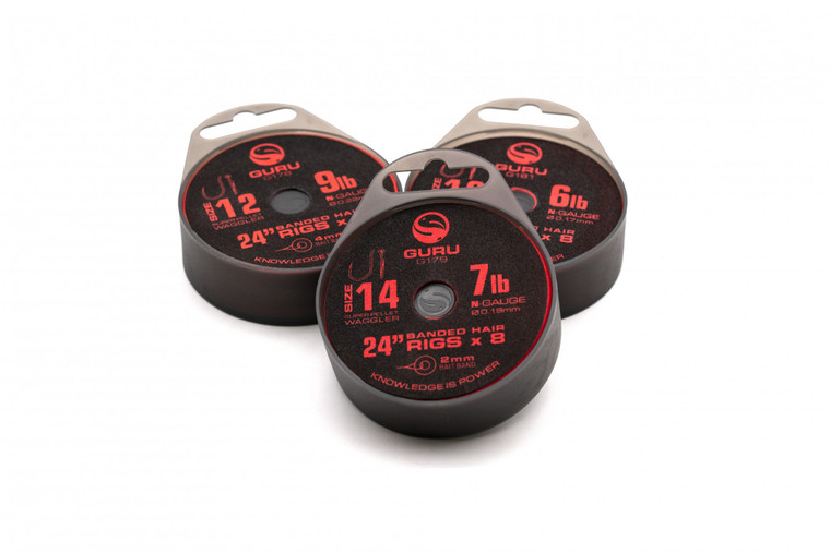 Guru Super Pellet Waggler Bait Band Rigs 24" - Hooked Tackle